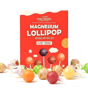 andy anand chocolatier low calorie lollipops & calming magnesium