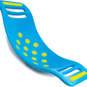 Fat Brain Toys Teeter Popper, Indoor Toddler Sensory Toys for Ages 3 and Up, Blue